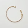 Heliophilia Silver Xuping Pulsera de Acero Inoxidable 316L Color Dorado Larga Duración Resistente a Corrosión Elegante para Mujer 148